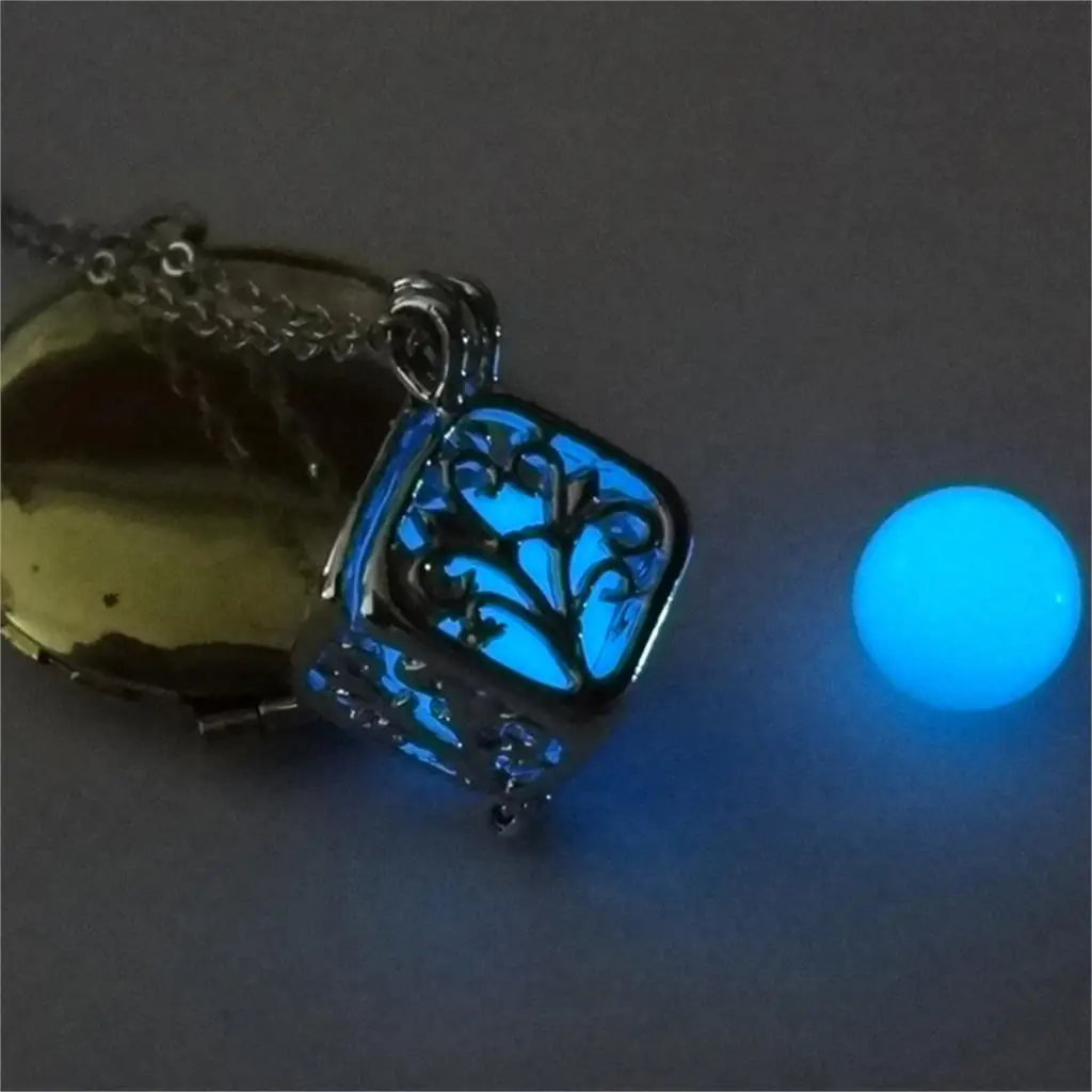 Tree Of Life Luminous Cube Necklace