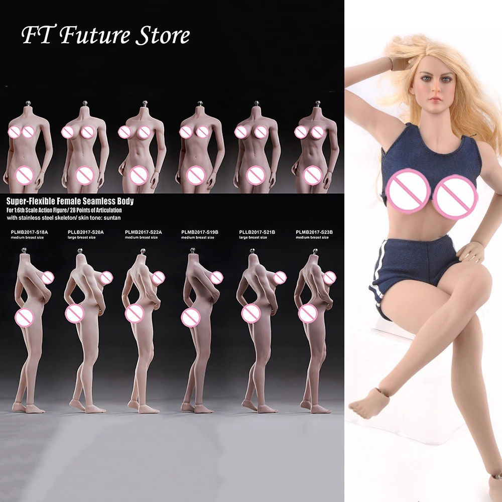 

S20A/S22A/S23B/S18A/S19B/S21B 1/6 Scale Female Body Super-Flexible Seamless Body for 12'' Action Figure