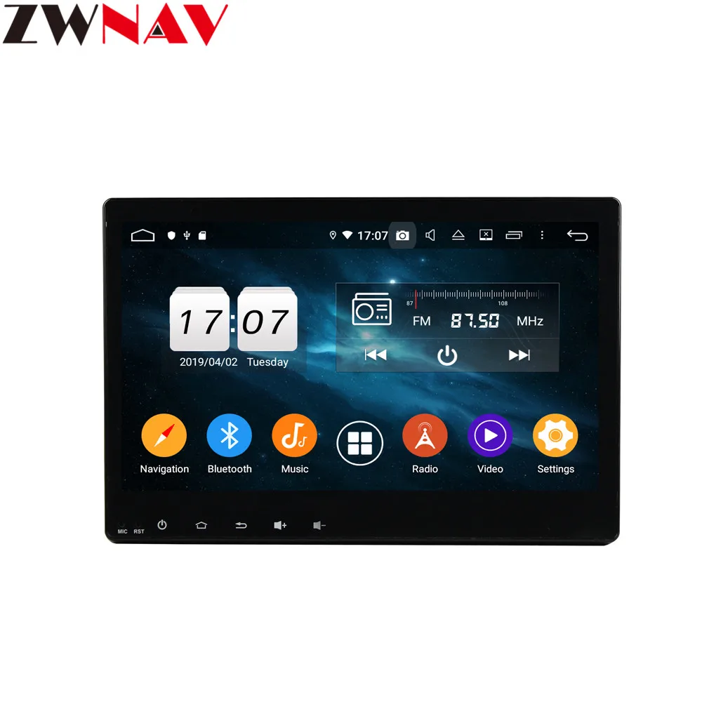 Sale 10.1" Android 9 4+64G DSP Car DVD Player GPS navigation For HONDA VEZEL 2014-2018 head unit multimedia player tape recorder 1