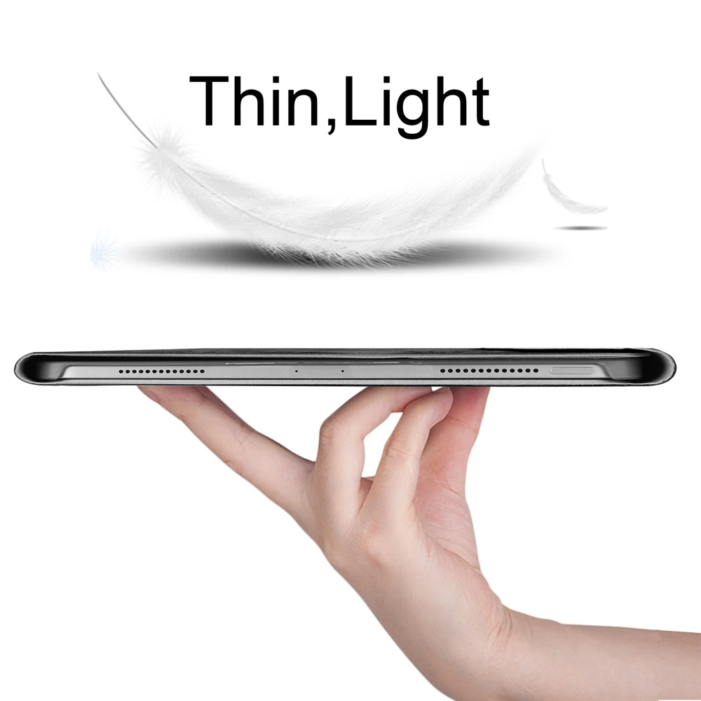 Russian Spanish 7 colors Backlit Bluetooth Case For iPad Pro 11 2018 Cover Ultra slim Stand Funda F