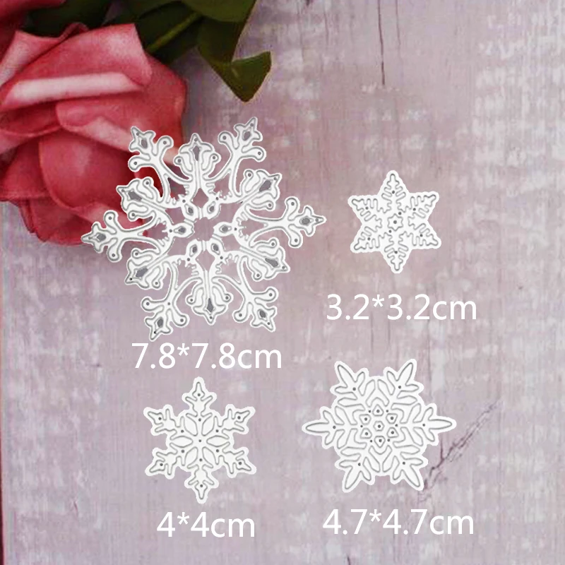 

Snowflake Metal Steel Cutting Dies for Paper Craft stencil Embossing Scrapbook Cards Stamps Dies stitch hollow new 2019