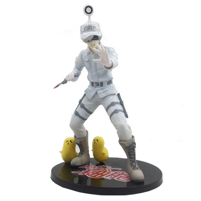 Anime Cells at Work White Blood Cell Red Blood Cell Hataraku Saibou Actions Figure  (6)