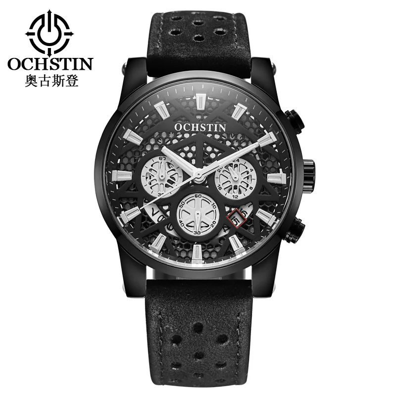 

OCHSTIN Designer Chronograph Sport Watch Men Luxury Brand Military Watch Vintage Clock Male Quartz Watch Relogio Masculino