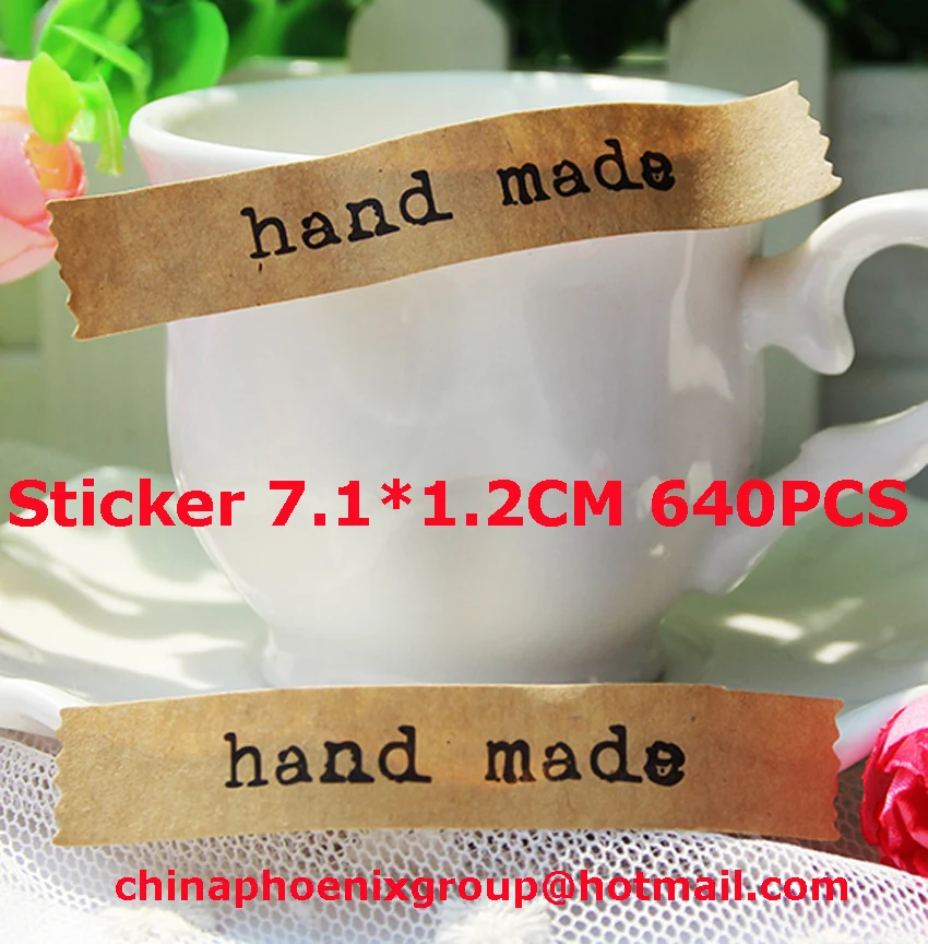 640pcs Bakery Sticker Label Baking Bag Bags Packaging Packing Cookie Biscuit Biscuits Cake Box