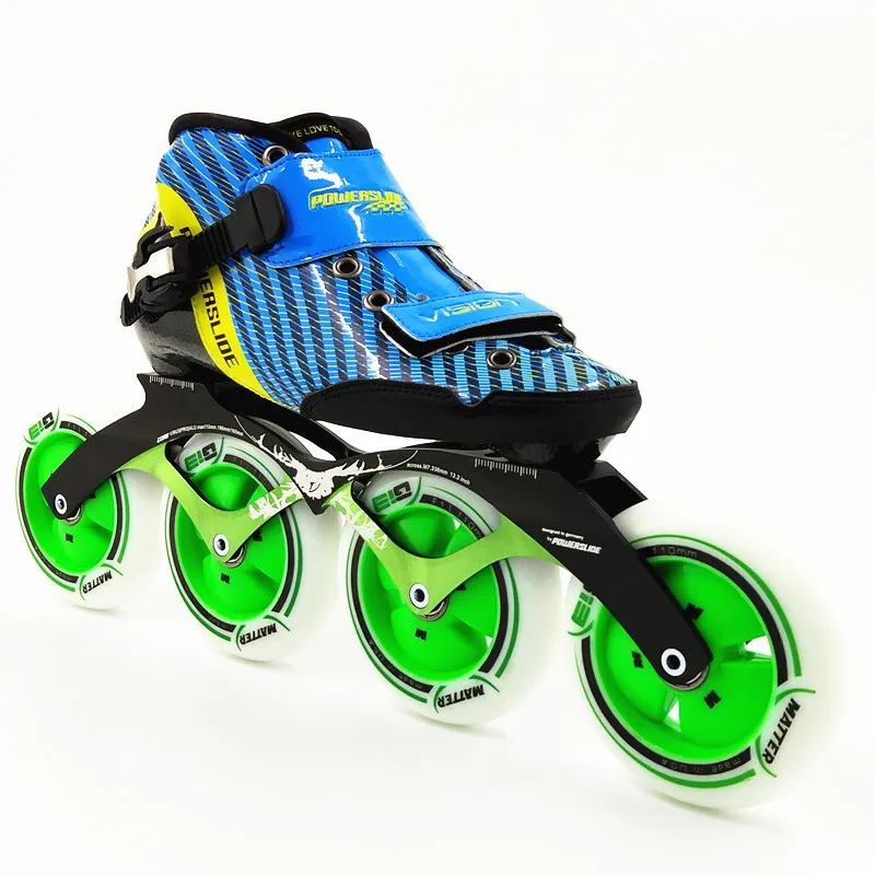 new 4 wheels inline speed skating shoes Professional adult child 100mm