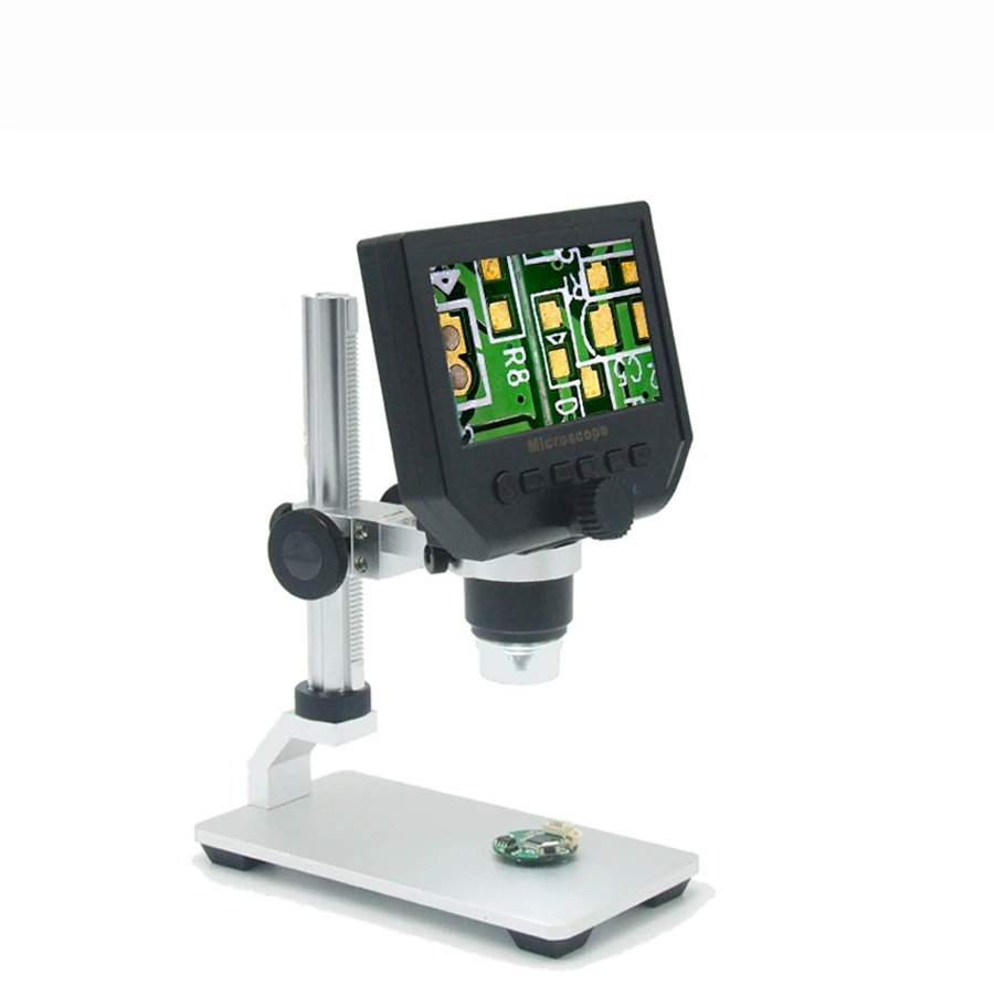 600X цифровой микроскоп Мобильный телефон обслуживание микроскоп электронный микроскоп видео микроскоп Лупа с Al-alloy stent