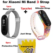 Mi banda 3 de la pulsera de la correa de Original Xiao mi banda 3 pulsera muñeca Correa Xiao mi banda 3 Correa mi band3 Correa reloj banda