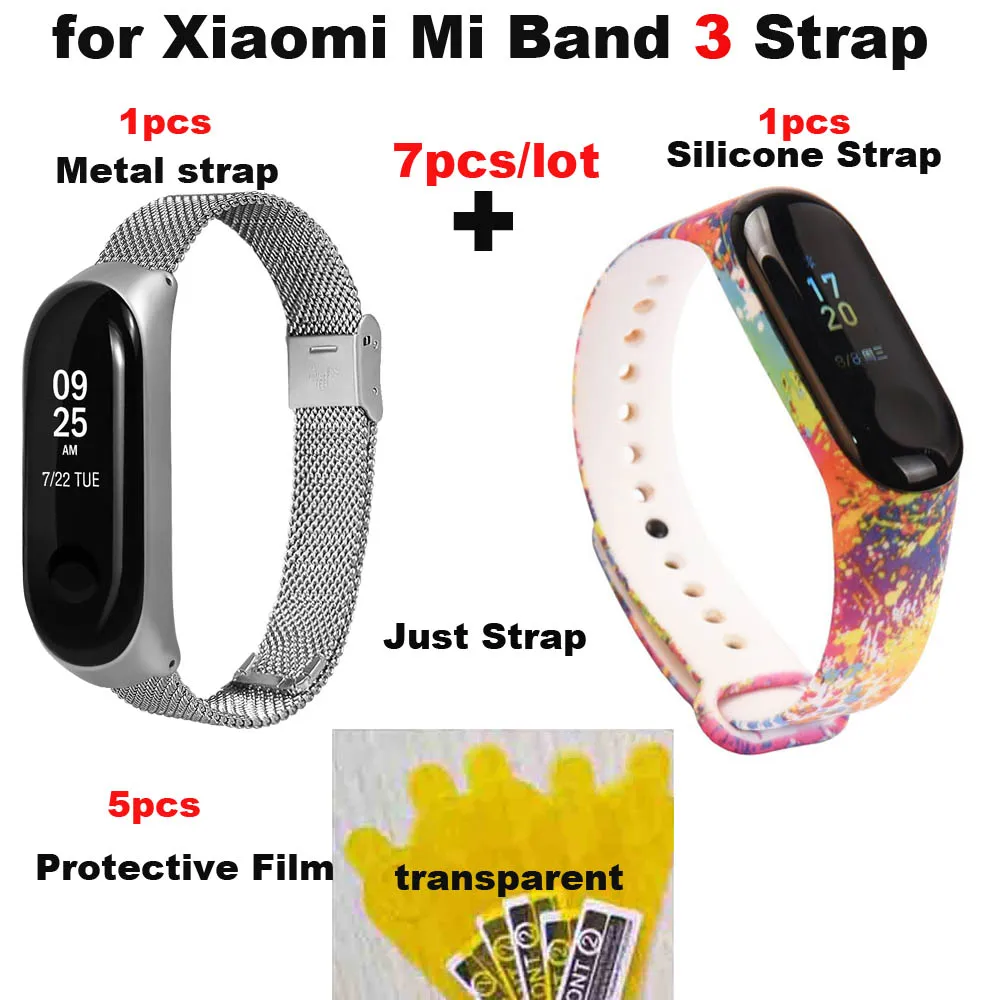 

Xiao Mi Band 3 Smart Wrist Strap MiBand 3 Metal Pulsera Correa Miband3 Silver Bracelet for Original Xiaomi Mi Band 3 Wrist Strap
