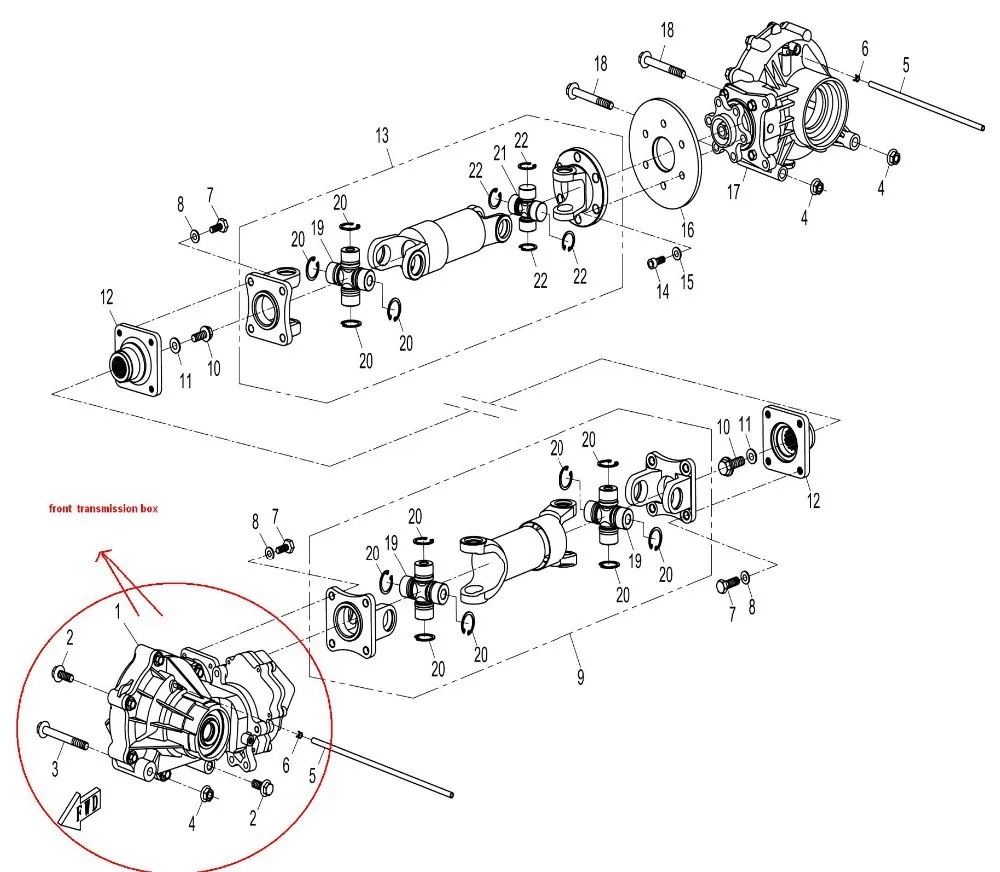 Передняя Коробка передач коробка передач CFMOTO CF 800EFI-X8 двигатель 2V91W номер детали 0180-310000-1000