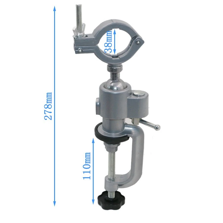 Настольные тиски с поворотом на 360 градусов, держатель для шлифовальной машины, подставка для электрической дрели, универсальный кронштейн, аксессуары для станков