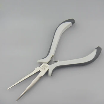 

JERXUN 5" Multi-functional Mini Needle Pliers High Quality Carbon Steel No Teeth Jewelry Tools Pliers Hand Tools