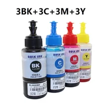 Ximo 70 мл бутилированные чернила для заправки комплект для L100 L110 L120 L132 L210 L222 L300 L312 L355 L350 L362 L366 L550 L555 L566