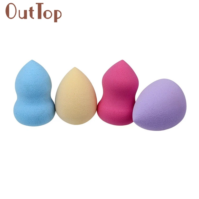 4pcs Pro Cosmetic Makeup Puff Flawless Foundation Puff Multi Shaped Sponges JAN9in Cosmetic