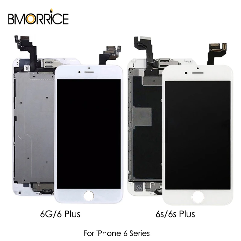 

LCD Display For iPhone 6 Plus 6s Plus Touch Screen Digitizer +Home Button+Front Camera+Ear Speaker Full Assembled Replacement