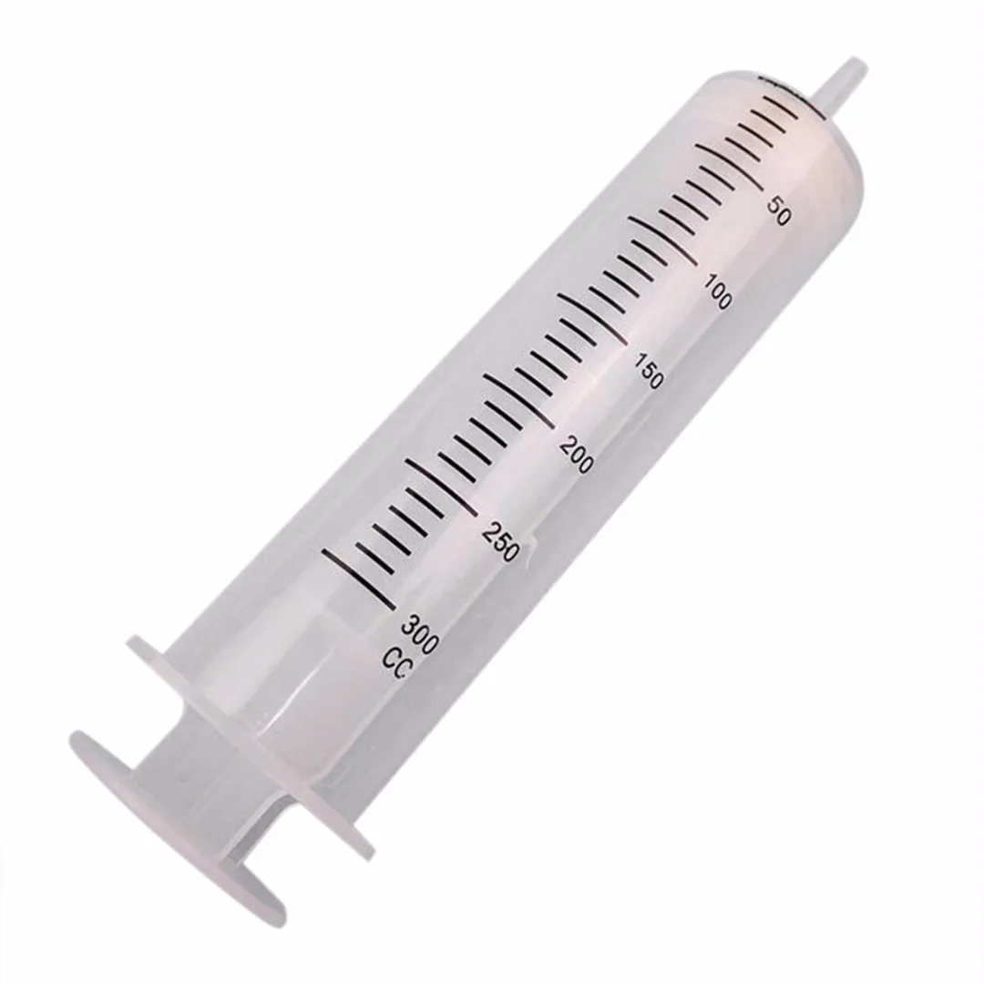 300ml Large Reusable Hydroponics Syringe Plastic Nutrient Sterile Health Syringe Tools Cat Feeding Accessories