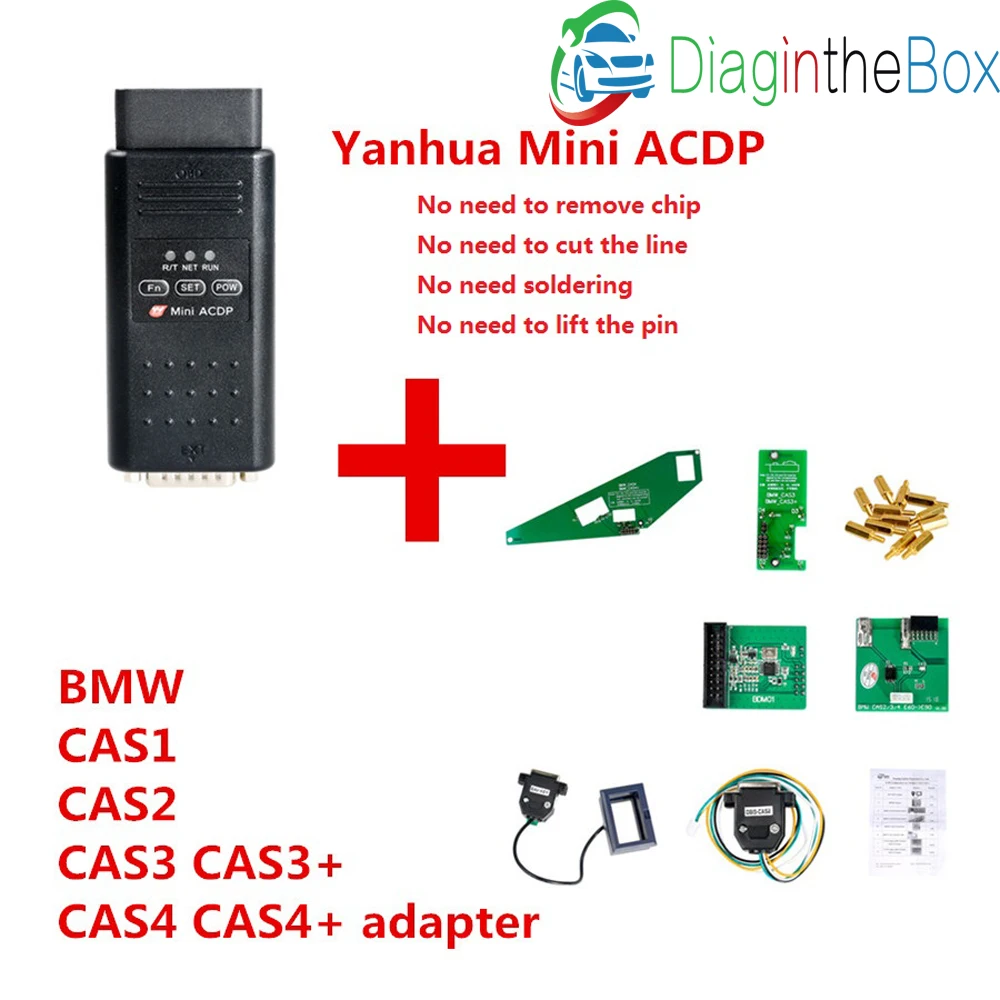 

2018 hot Yanhua ACDP master for BMW FEM BDC CAS3 CAS4 CAS4+ key programming mileage reset ISN code reading without soldering