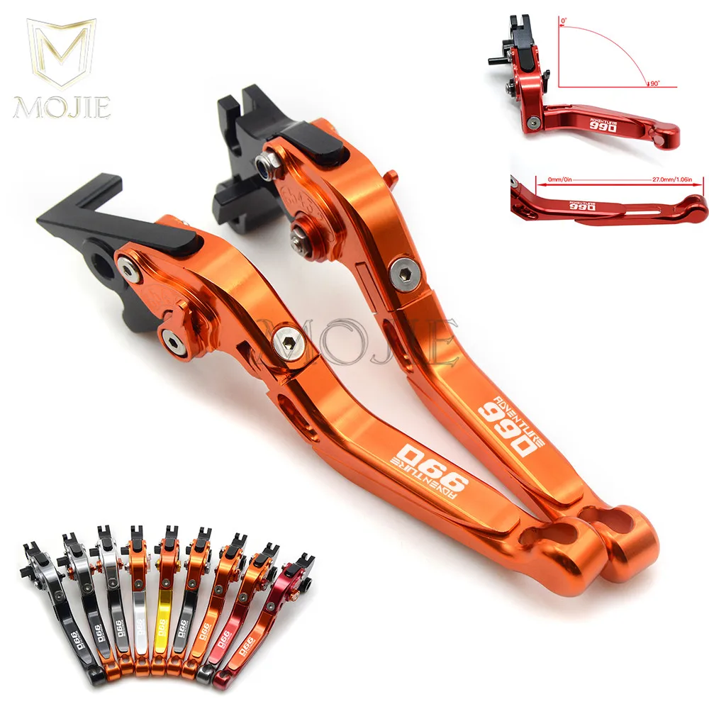 

For KTM 990 Adventure Adv 990 2009 Motorcycle CNC Adjustable Folding Extenable Brake Clutch Levers 990 Adventure Motorbike lever