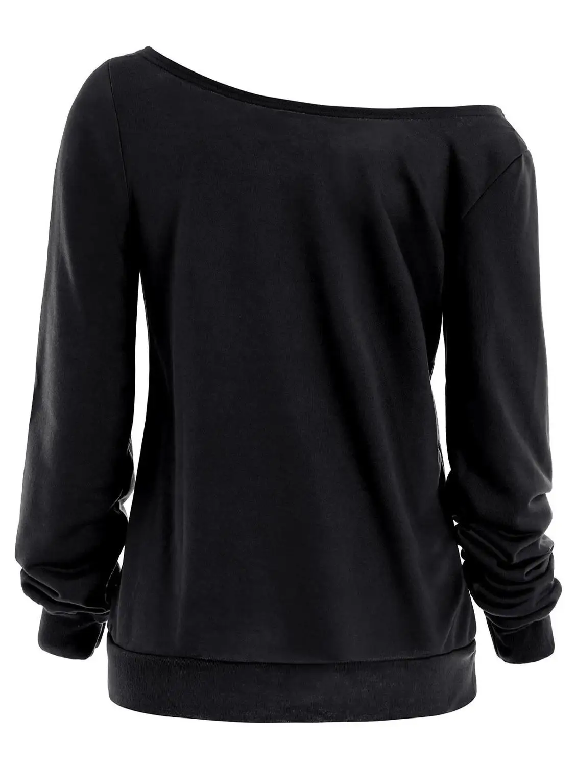 

Autumn Winter Sweatshirt Women Sexy Sling Off Shoulder Hoodie Long Sleeve Casual Letters Merry Christmas Sweatshirts Pullover