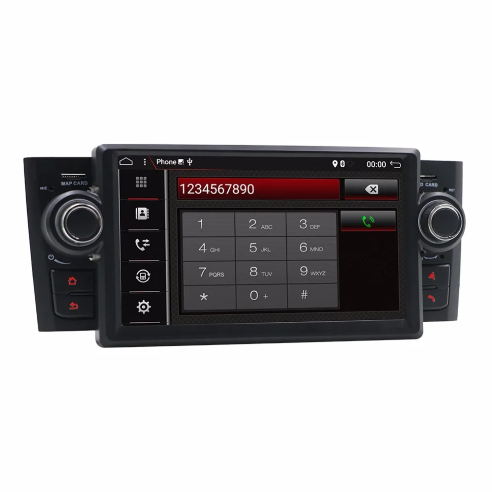 Sale Quad Core Android 7.1 Autoradio Car Stereo For Fiat Punto Linea Car Radio AUX Gps Navigation Bluetooth USB DAB+ 3