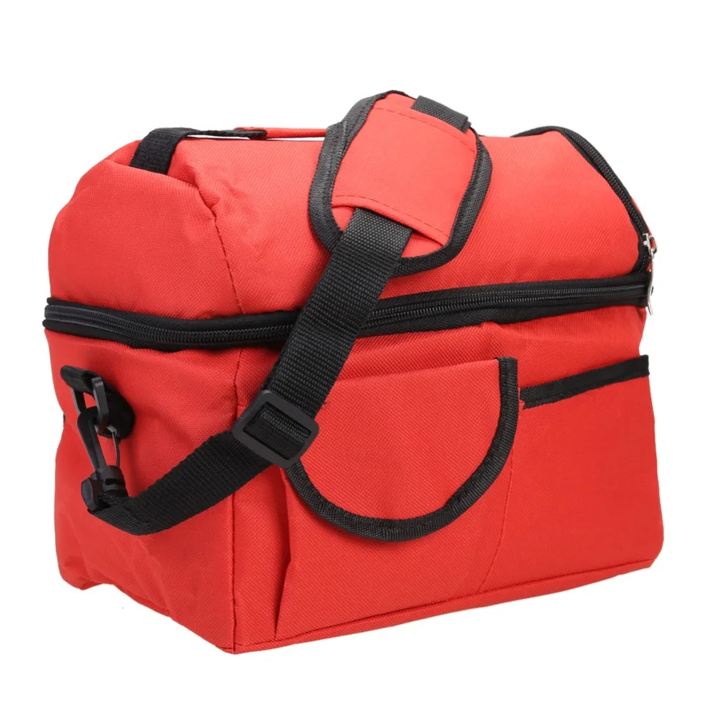 8L квадратный холст термальность сумка для женщин Мужская сумка для ланча Cooler луч порты и разъёмы коробки для обедов леди сумки детей