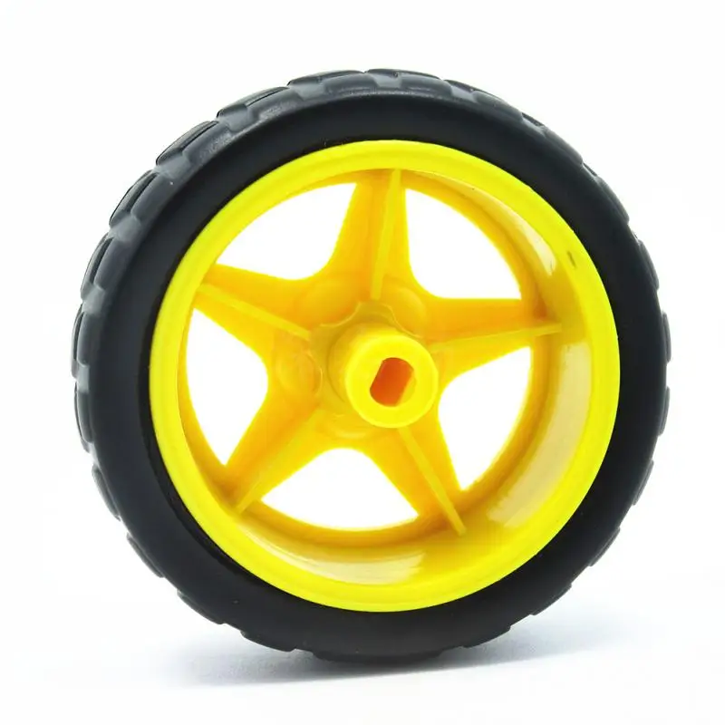 

Children Toy Car Tire Motor Smart Robot Car Chassis Accessories Rubber Wheels for Arduino Toy Cars &