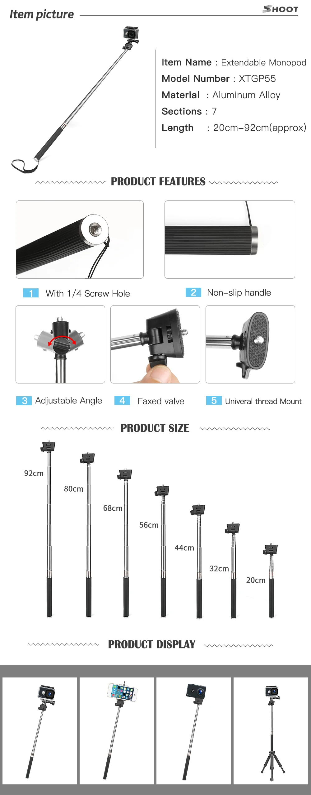 Набор аксессуаров для экшн-камеры для GoPro Hero 7 8 5 Black для Xiaomi Yi 4k Sjcam Sj4000 Sj7 Eken H9 sony Go Pro