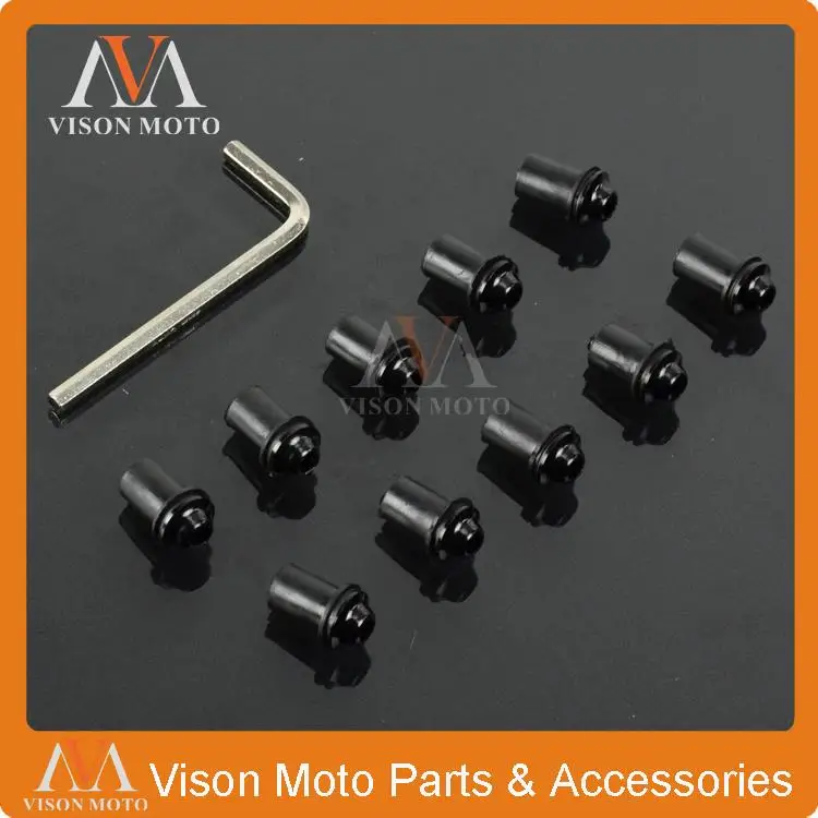 

10X Motorcycle M5 5mm Windscreen Windshield Bolts Screw Fit for Ducati S4R S4RS 748 916 996 998 999 749 1098 1198 S R