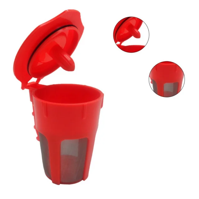 Best Offers 2018 Red Carafe Reusable Replacement Coffee Filter For Keurig 2.0 Brewers