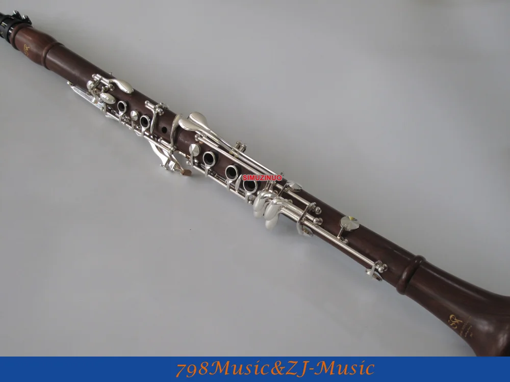 SR New Rose Wooden A With Mouthpiece Silver Plated Keysin