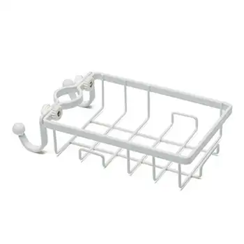 

Kitchen faucet frame wrought iron rag sponge drain rack sink free perforated storage rack finishing rack