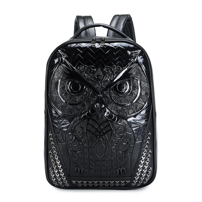 Cool 3D Owl font b Backpack b font Big font b Laptop b font font b