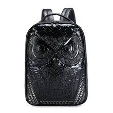 Cool 3D Búho Mochila Grande Laptop Mochilas para Mujeres y Hombres