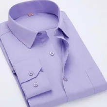 Мужская рубашка с длинным рукавом и отложным воротником, одноцветная рубашка Camisa, хлопковая Высококачественная облегающая мягкая оксфордская деловая официальная рубашка Chemise