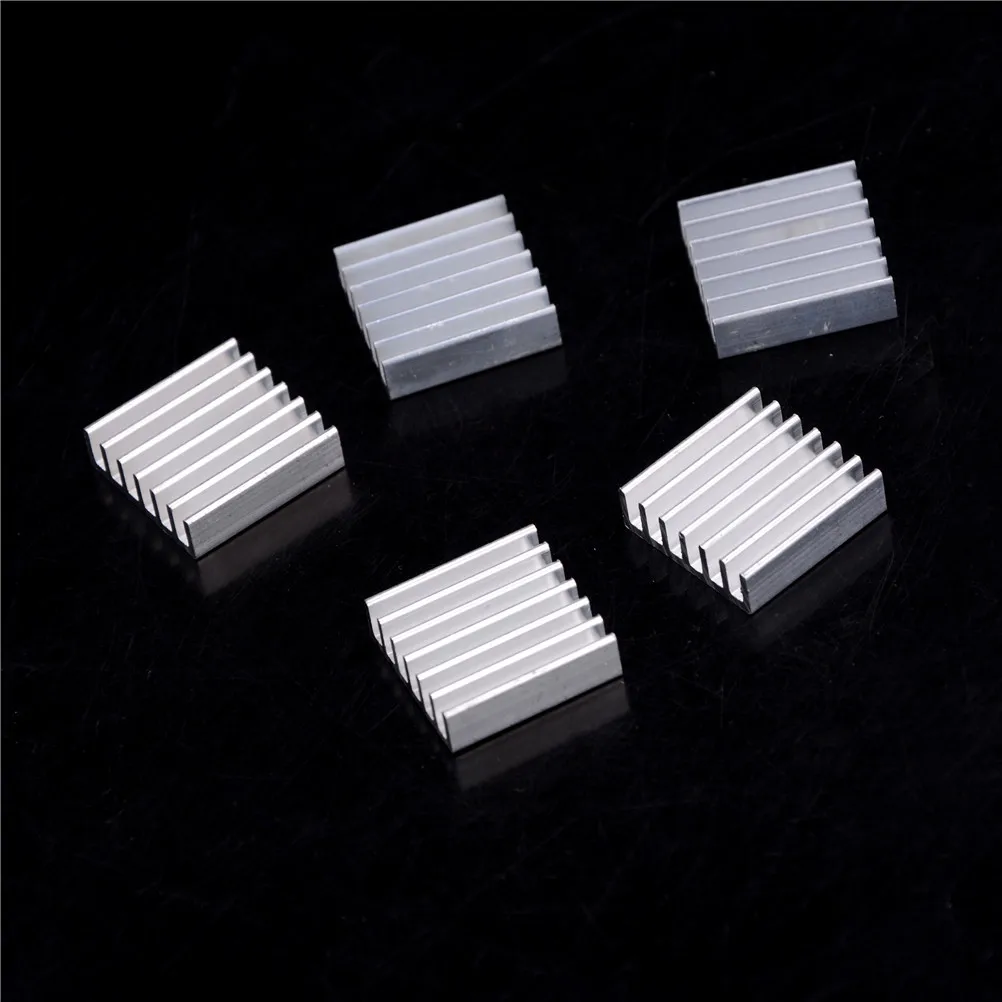 5pcs Heat Sink Aluminum for LED Power Memory Chip 20*20*6mm High