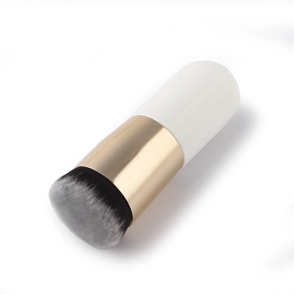 New Professional Beauty Cosmetic Foundation Face Powder Blush Brush Flat the Portable BB cream Chubby Makeup Brushes (9)