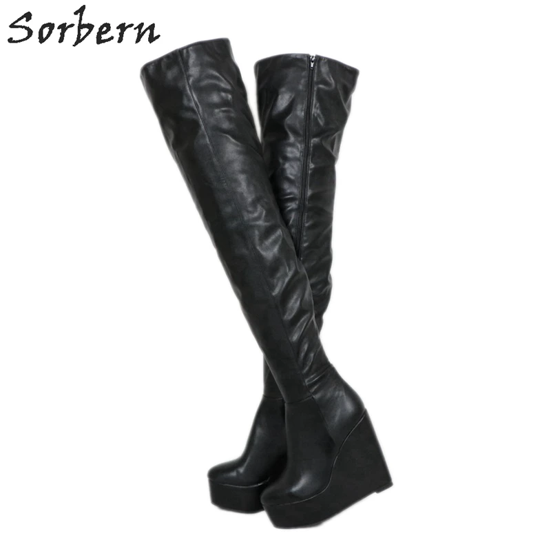 Женские зимние ботинки на толстой подошве с высоким каблуком|boot shoes|women boots wedgeboots