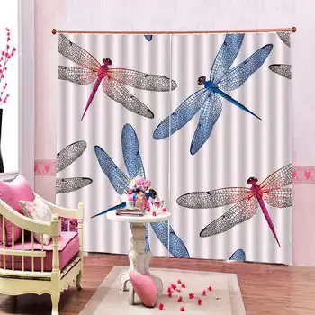 

2019 New Bedroom Curtain Promotion Beautiful Dancing 3d Digital Printing HD Practical Beautiful Curtains