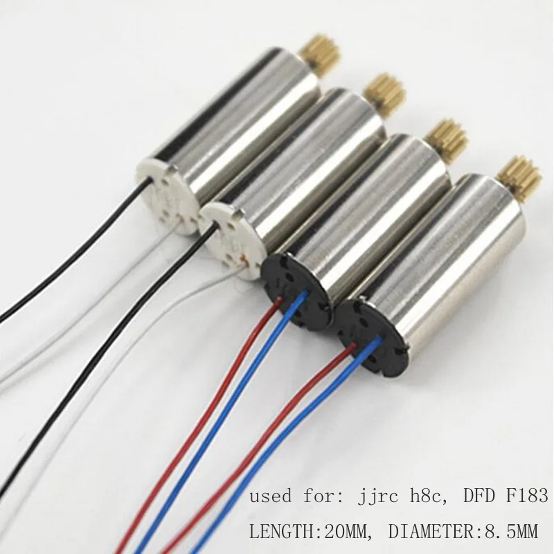 4pcs Motores Para H8c F183 Dfd Rc Drone Jjrc Kit Quadcopter Dron Moto Motor de Peças de