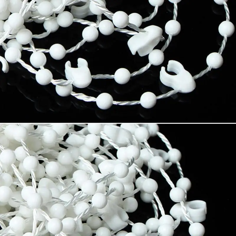 10 M cortina de rodillo blanco persianas verticales Cadena de cuentas para el obturador de 89mm cortina romana cortina Vertical para el hogar ventana de uso