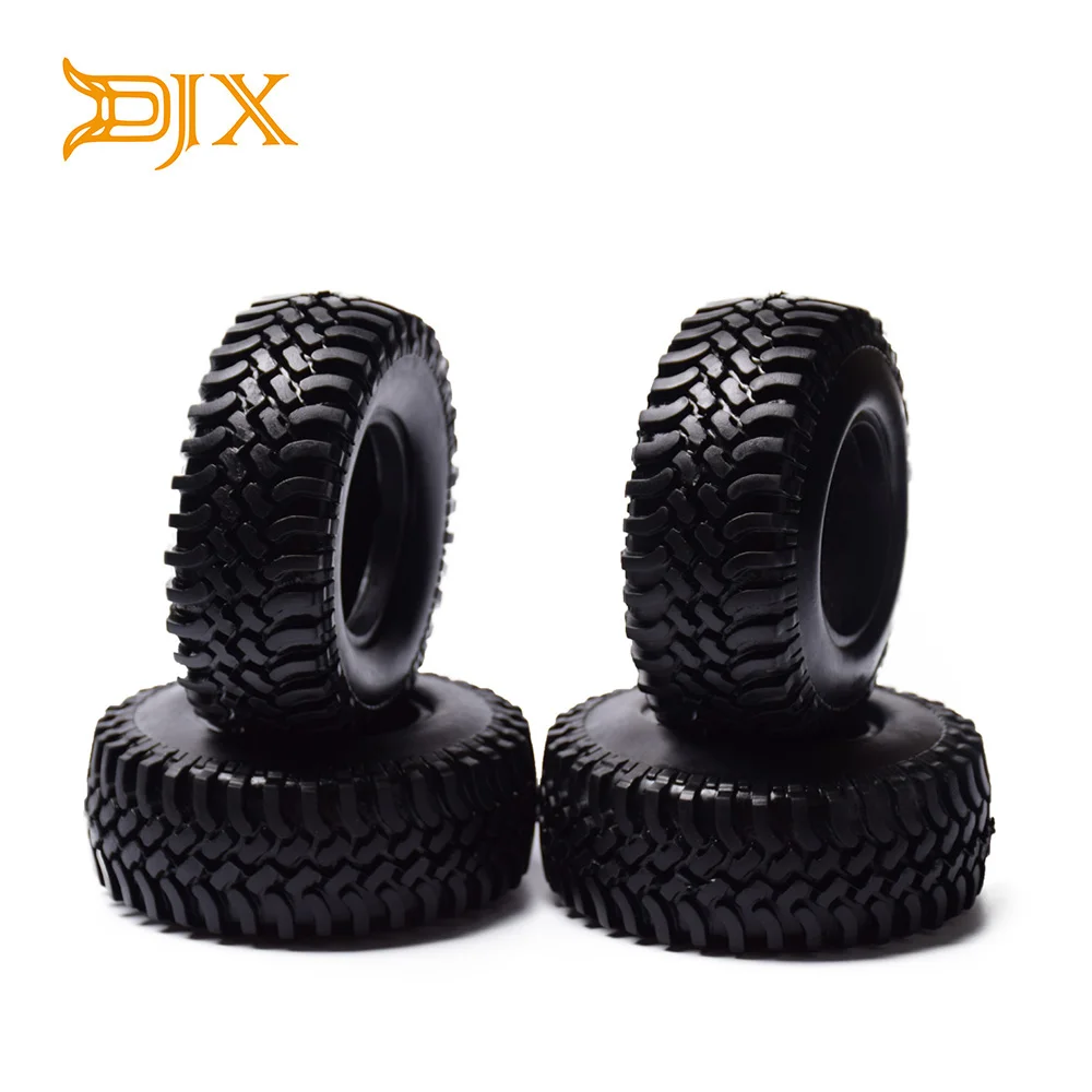 

4PCS 100MM 1.9" Rubber Wheel Tire Tyre for 1:10 RC Crawler Axial SCX10 D90 CC01