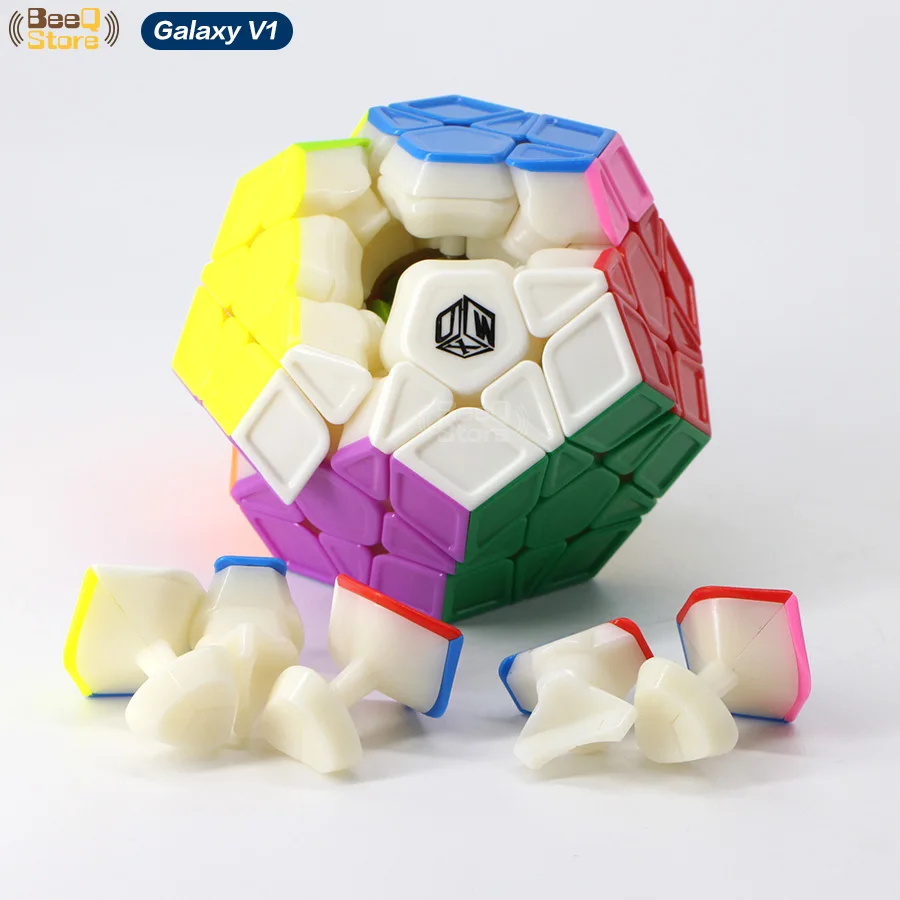 Qiyi Mofangge X-Man Galaxy WuMoFang sculpture V1 V2 магический куб без наклеек профессиональная скоростная головоломка WCA Чемпион игрушка