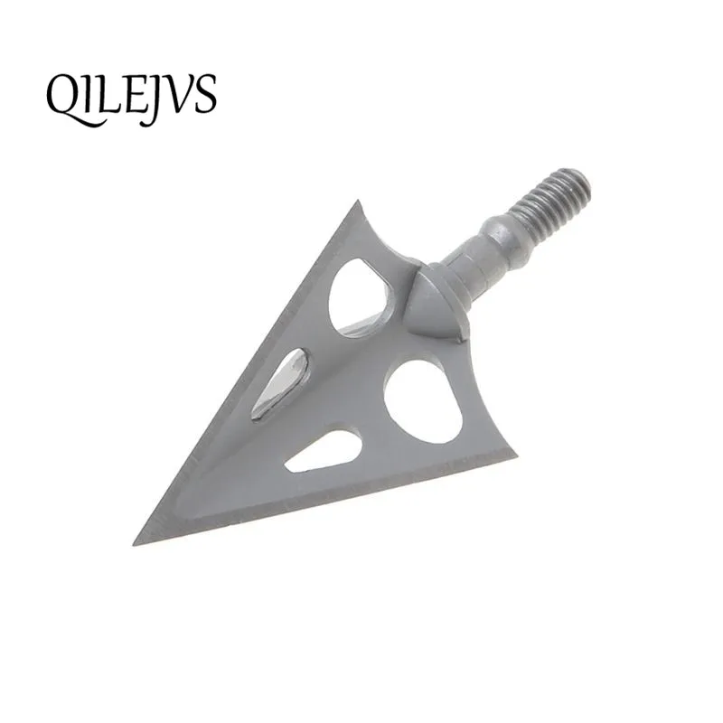 

Archery Arrow Head Hunting Shooting Outdoor Tactical Broadhead Stainless Steel 3 Blades For Compound Bow Professional Accessorie