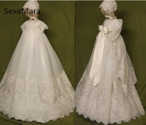 ivory christening gown