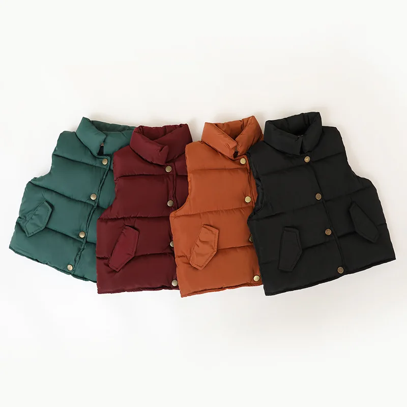 2019 جديد الشتاء الفتيات الاطفال الفتيان جميلة جدا نوعية جيدة بلون القطن سميكة سترة لطيف الطفل ملابس الأطفال الملابس