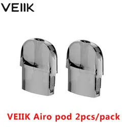 2 шт. картриджи для эл. сигарет для VEIIK Airo pod Комплект 1,2 Ом катушки и мл ёмкость fit электронная сигарета Vape VEIIK