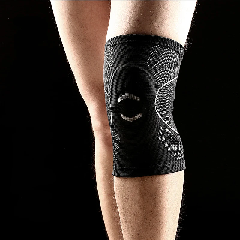 Стиль 3D плетение поддержка колена встроенный EVA пены колодки Спорт Фитнес Велоспорт Туризм наколенник защита брекет# sbt17