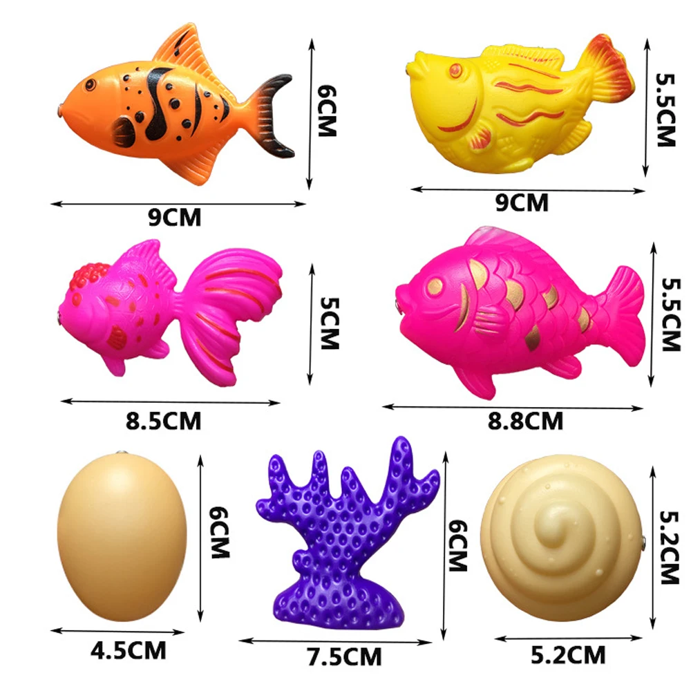 41 шт. надувной бассейн магнитные рыболовные игрушки Детская игра в рыбалку игровой набор забавные классические магнитные игрушки для детей подарок