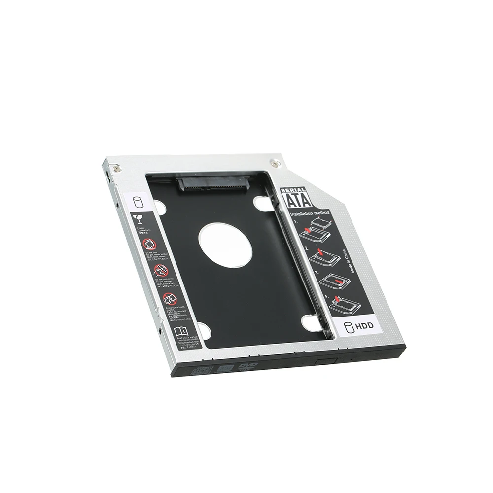 Жесткий диск Caddy лоток SATA 2 HDD SSD Caddy чехол для 12,7 мм универсальный CD/DVD-ROM