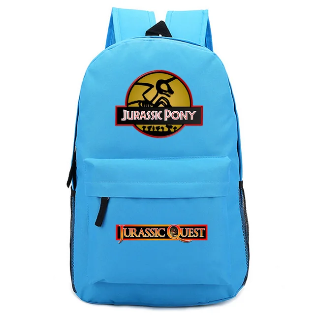 Jurassic Park Jurassic World Cartoon Backpack Student Bookbag Rucksack