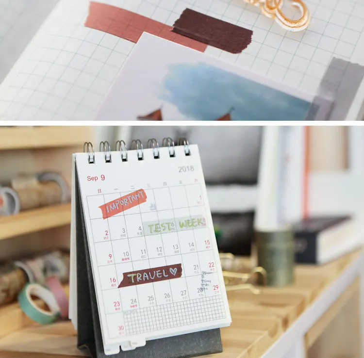 Японский Винтаж сплошной цвет бумага клейкие ленты тетрадь дневник DIY декоративные клейкие ленты записки васи маскировки клейкие ленты